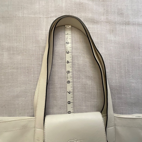 Longchamp Le Pliage LPG Limited Edition Rare Leather Tote Lettering Patch Logo - Picture 12 of 16